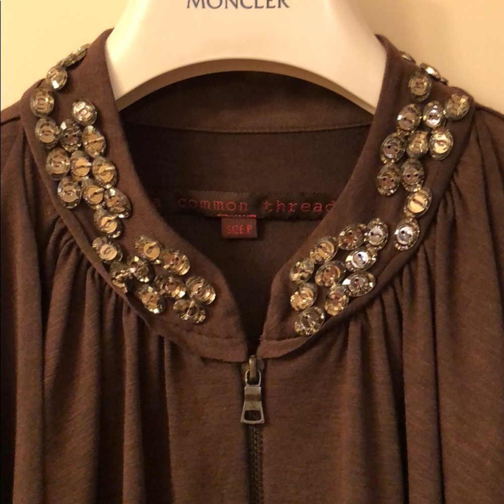 A Common Thread Brown Knit Jacket - image 2